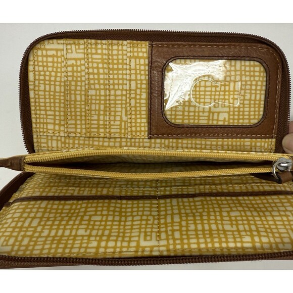 Fossil Key Per Zip Around Women’s Wallet Multicolor‎ Striped - Picture 5 of 9